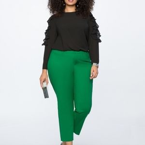 Eloquii Kady Fit Double-Weave Pant (Size 16 Short)